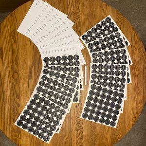 Labels for Seasoning and Condiments/Food